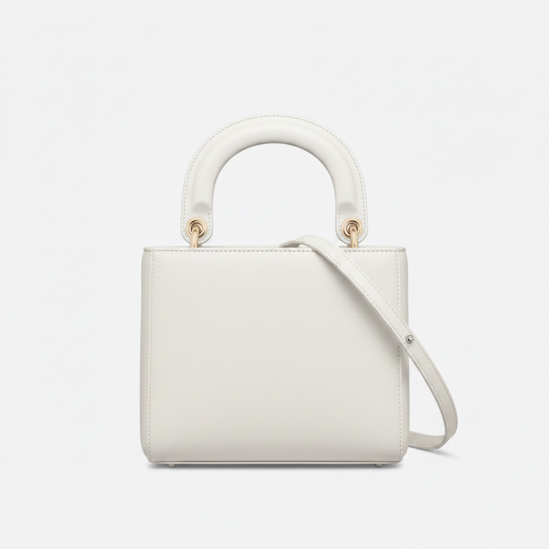 Mini borsa a mano strutturata in pelle