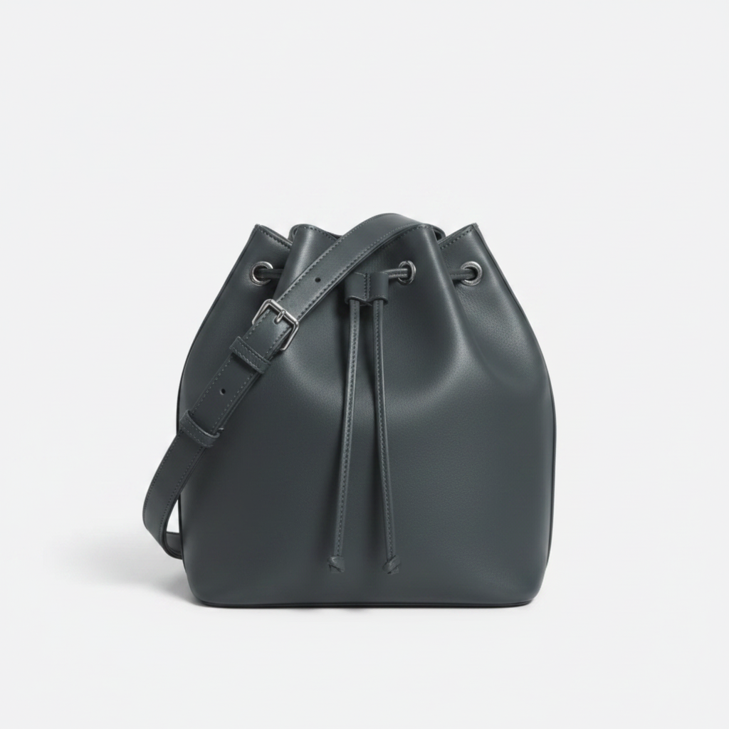 Borsa a tracolla media in pelle