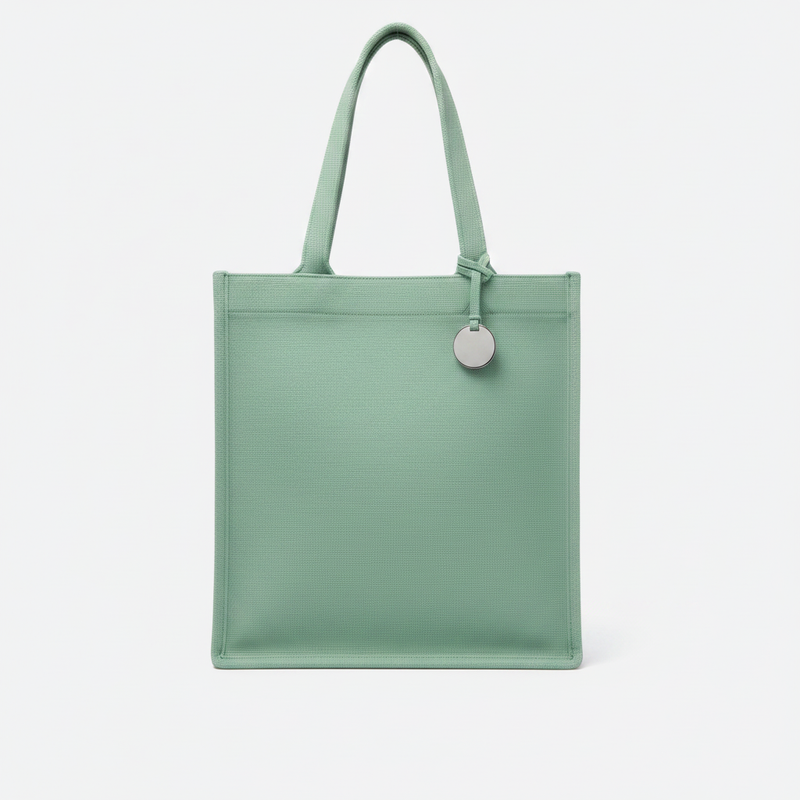 Borsa a forma di banana in rafia