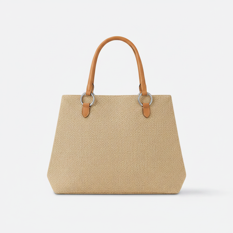 Borsa tote in rafia