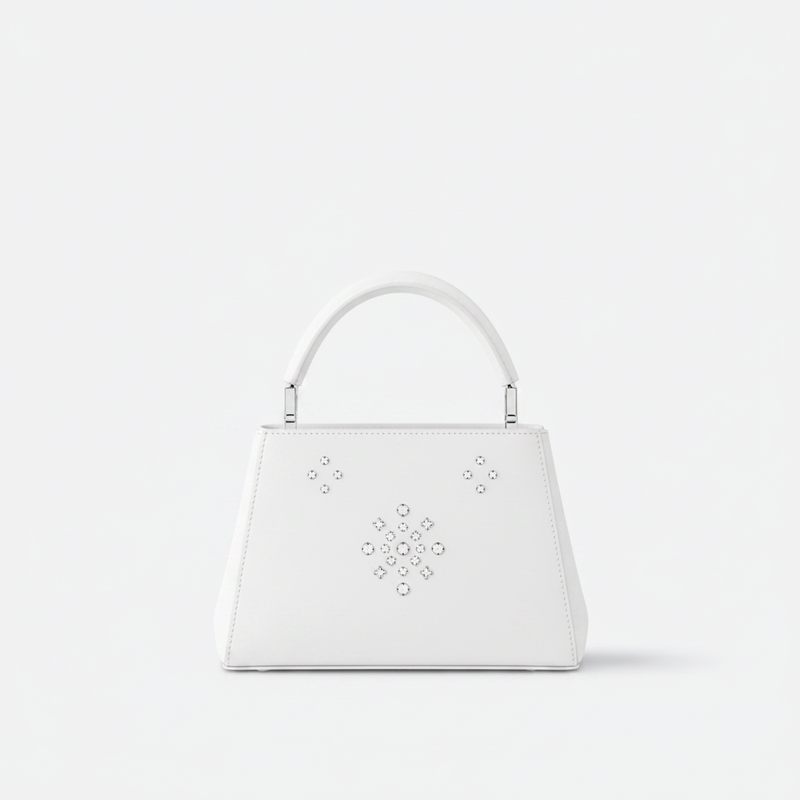 Borsa a tracolla compatta in pelle