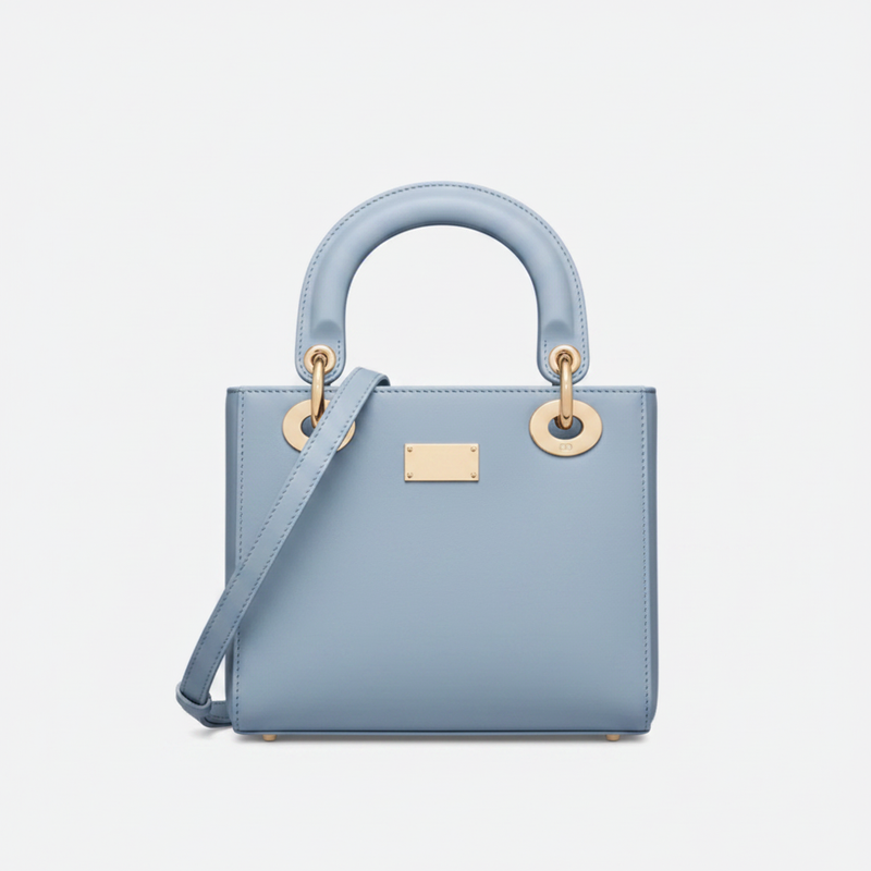 Elegante borsa a mano in pelle piccola
