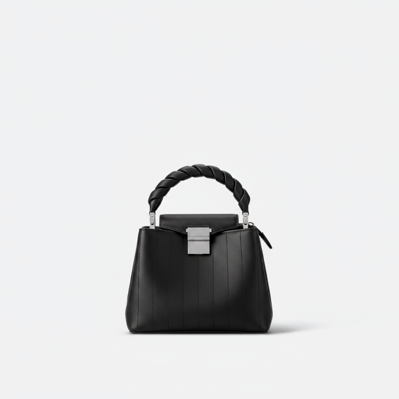 Borsa a tracolla compatta in pelle