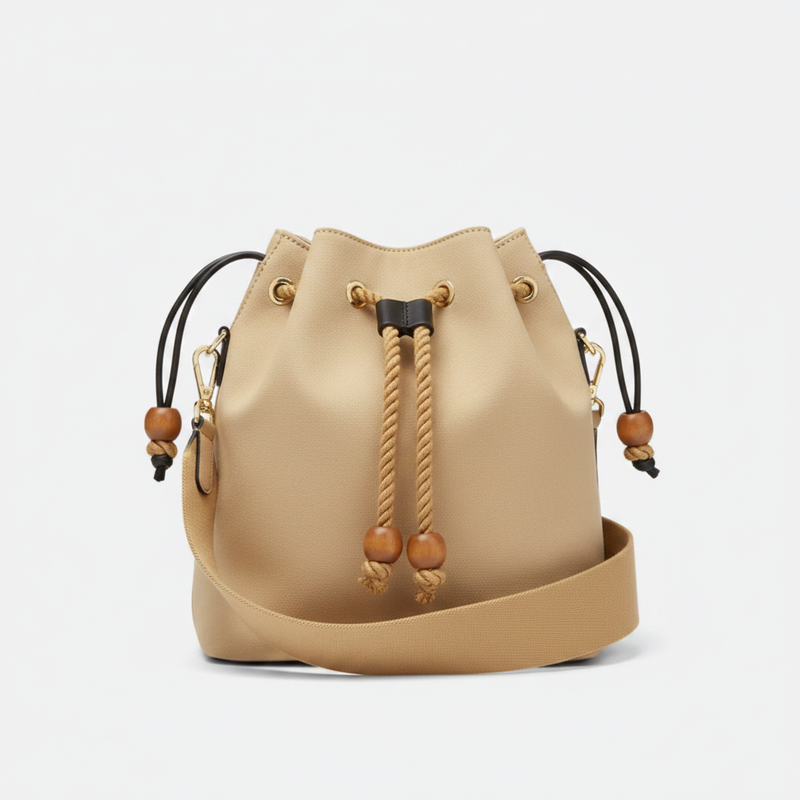 Borsa a mano piccola in paglia intrecciata