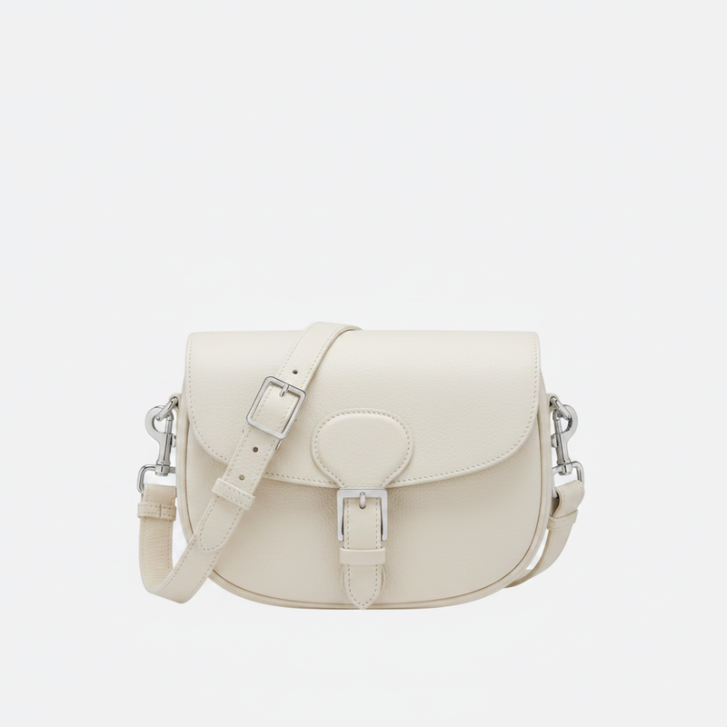 Borsa a tracolla media in pelle
