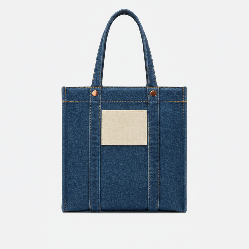 Borsa tote in rafia intrecciata