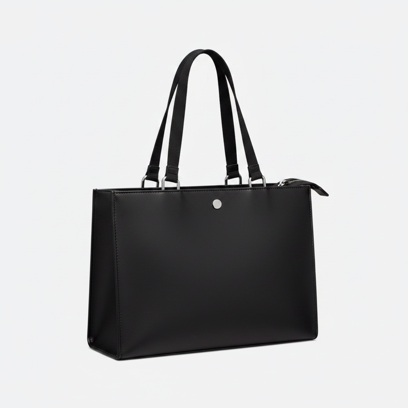 Borsa a mano verticale in pelle