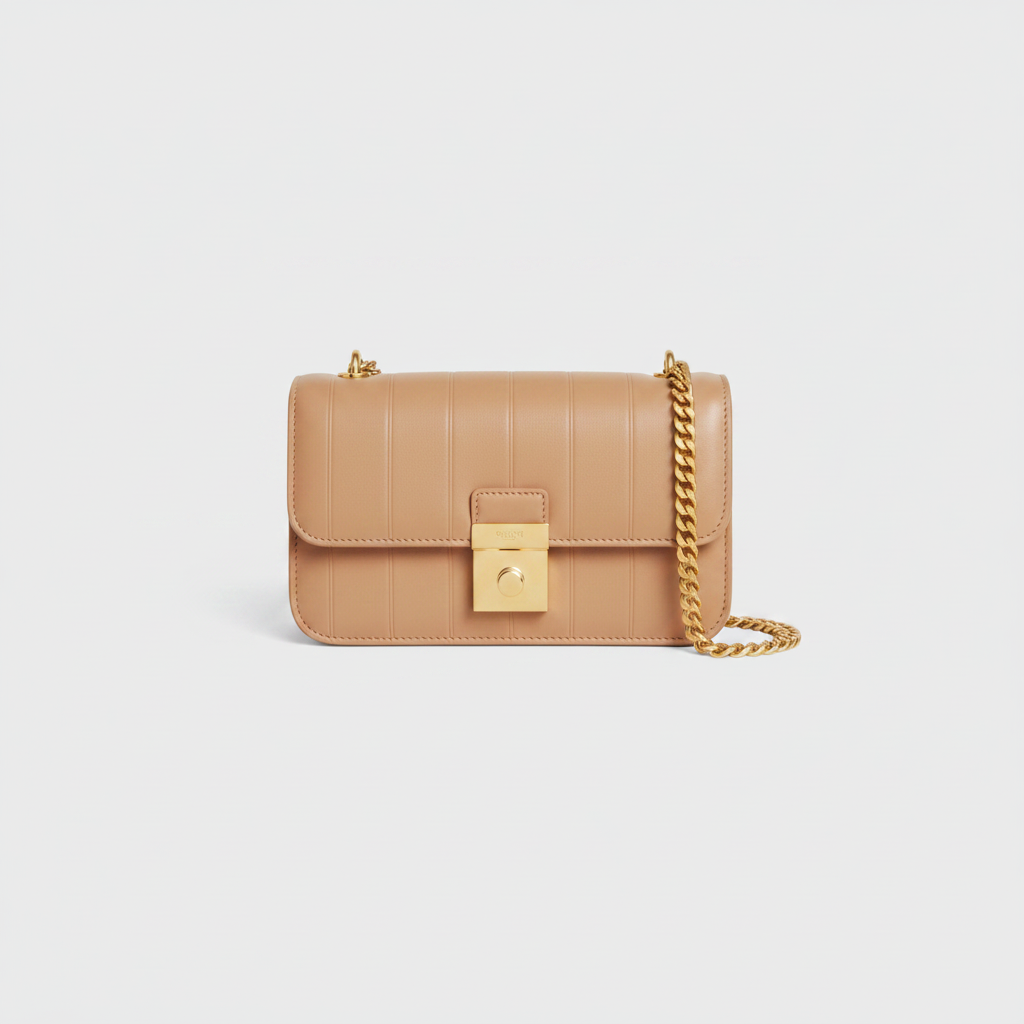 Borsa a Spalla in Rafia con Catena