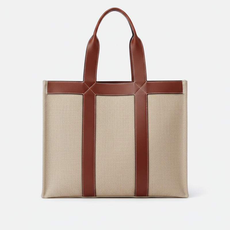 Borsa grande in lino