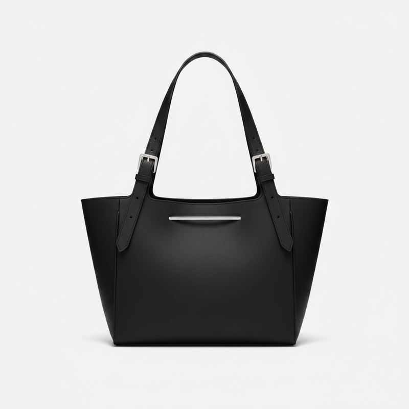 Borsa a tracolla in pelle testurizzata