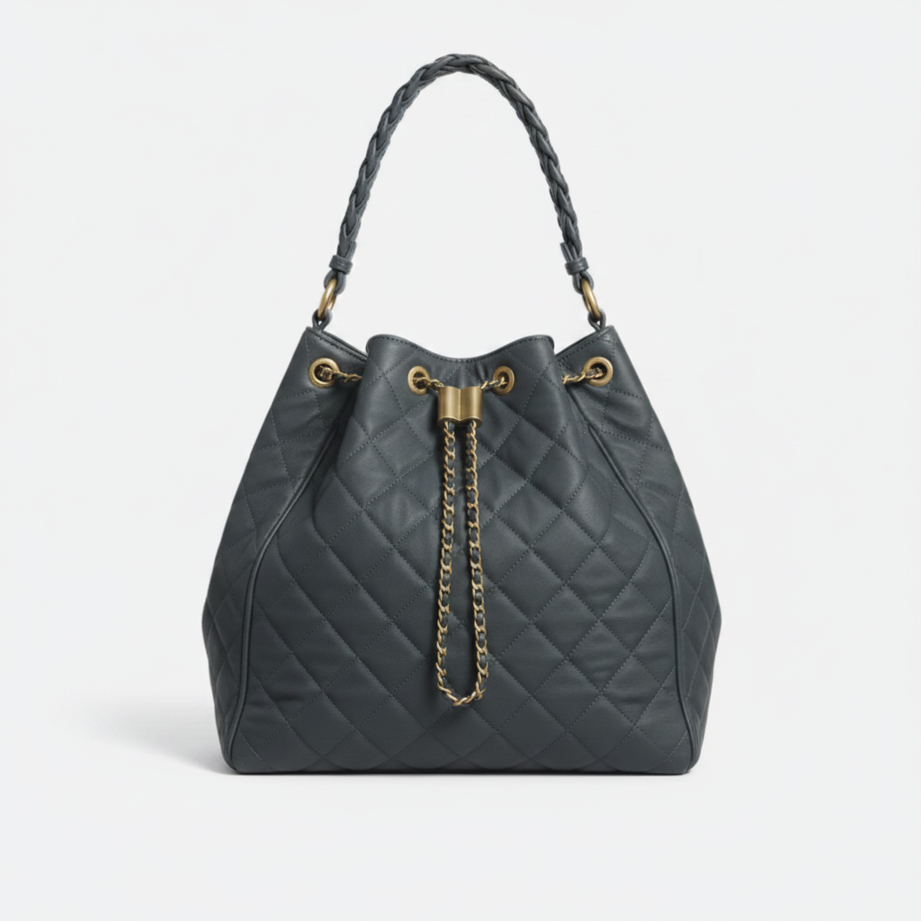 Borsa a tracolla media in pelle