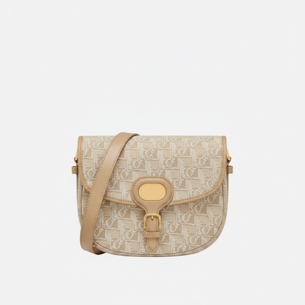 Borsa a tracolla media in pelle