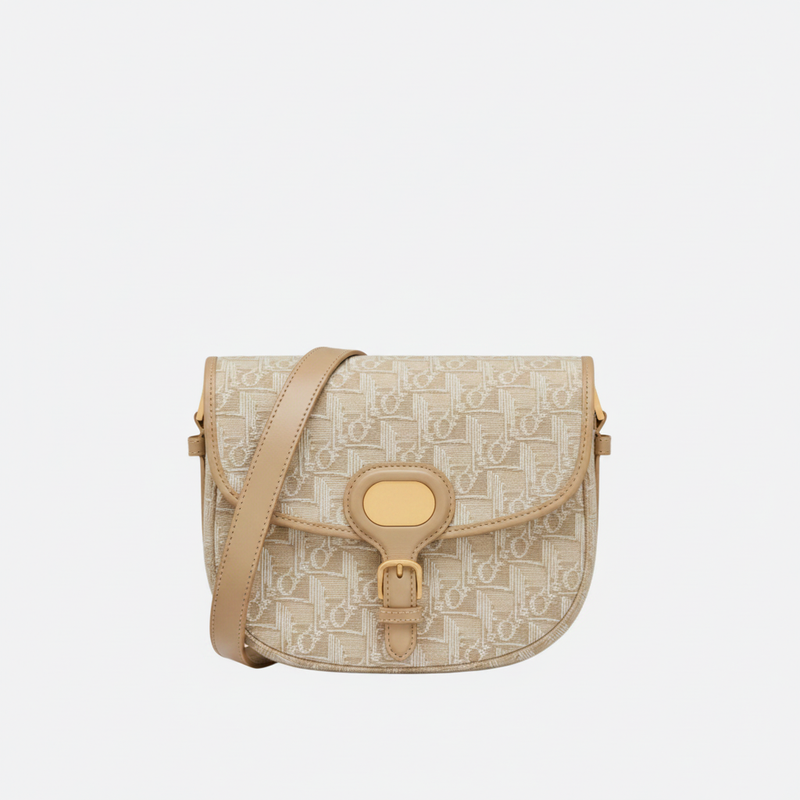 Borsa a tracolla media in pelle