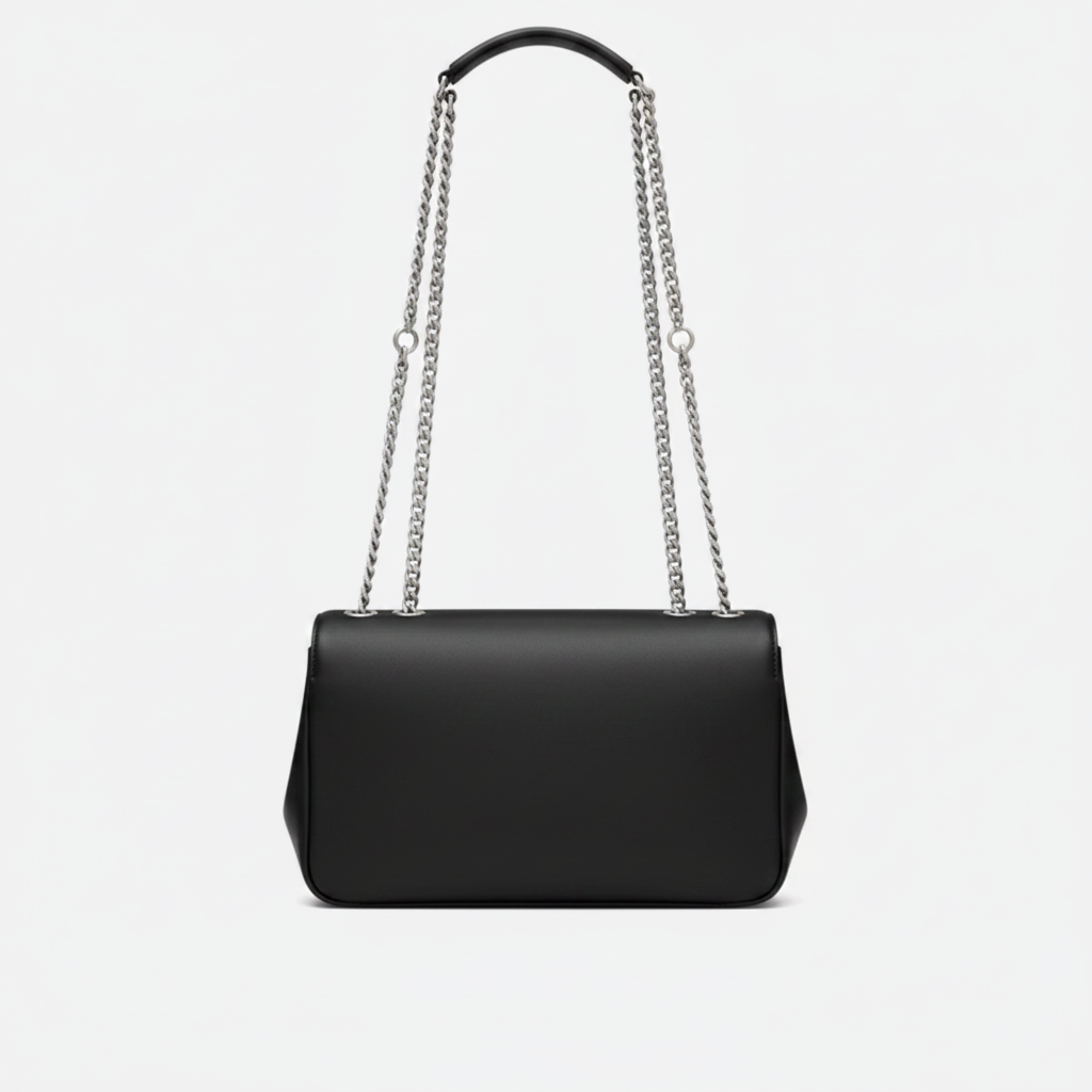 Borsa a tracolla piccola in pelle trapuntata