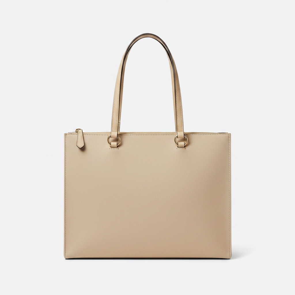 Borsa shopping grande in pelle morbida