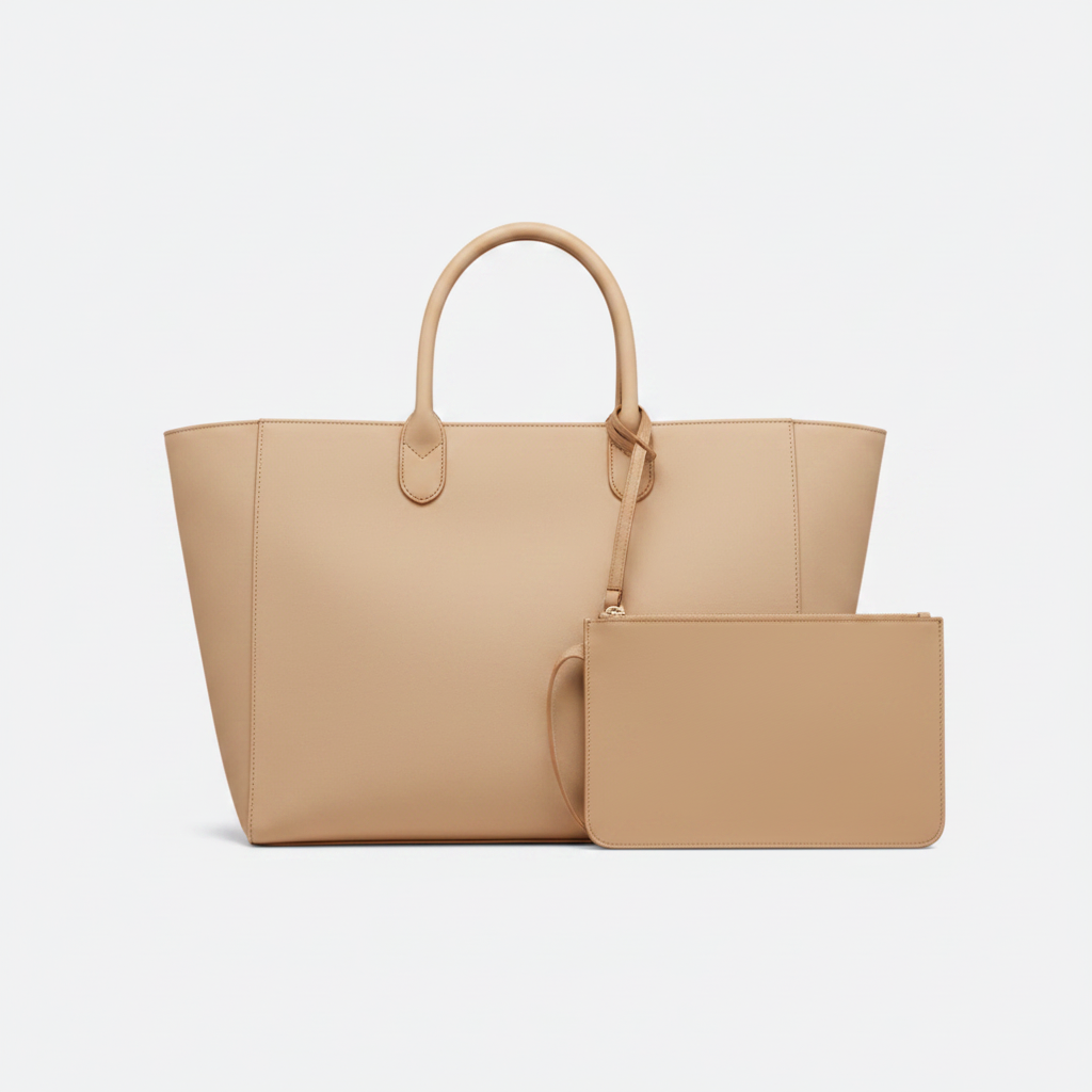 Borsa tote grande in pelle