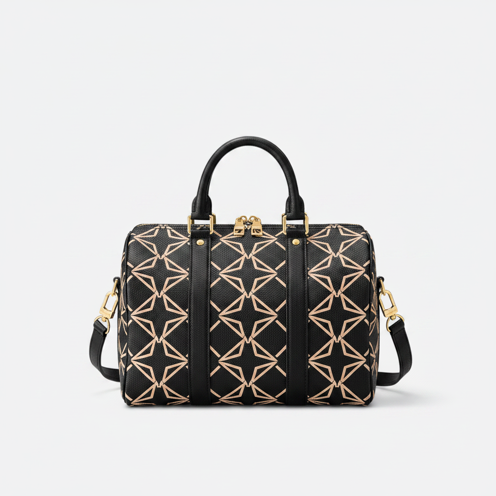 Borsa a tracolla in tela con tasche