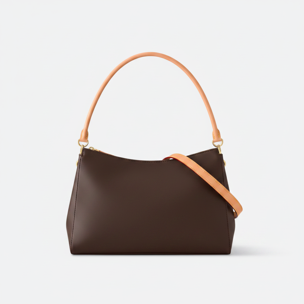 Borsa a tracolla in pelle monogrammata